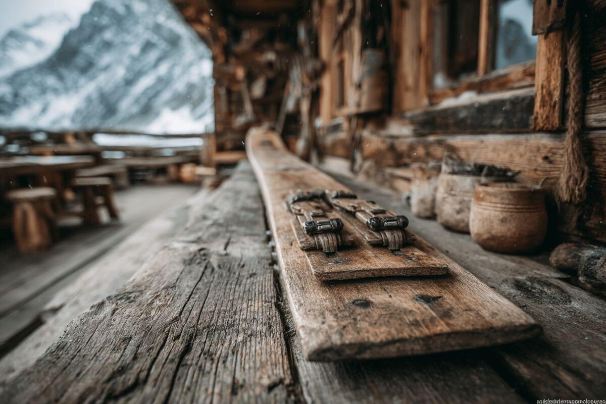 Ski ancien en bois : Quel prix ?